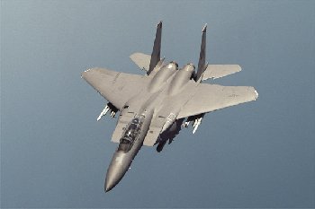 F-15 mit der charakteristischen Flügelform