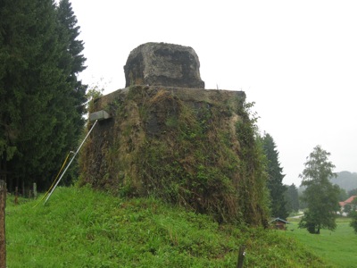 Wasserschloss der Kampfmühle auf der Rückseite der Mühle