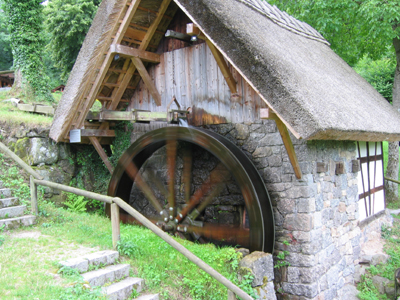 Die Straubenhof Mühle oberhalb von Sasbachwalden im Schwarzwald